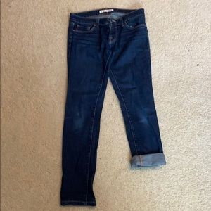 Dark wash women’s jeans